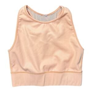 IVL High Neck Sports Bra With Mesh Panel - Peach Color - Size 6